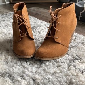 Gently used ankle boots.